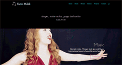 Desktop Screenshot of katiemalik.com